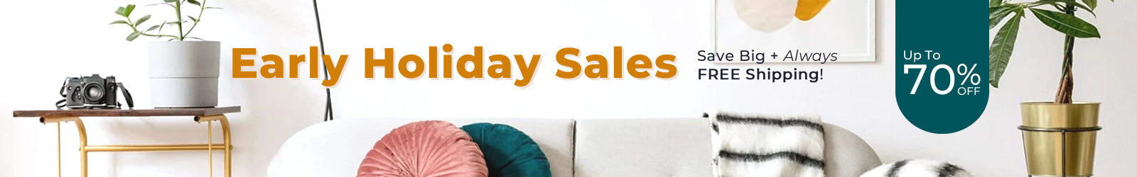 Early Holiday Sale Banner